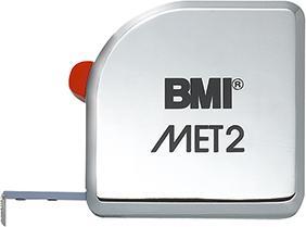 Produktbild Magni BMI 490341210 Taschenbandmass MET, Länge 3 m, weisslackiertes Band,ohne Clip (mm)
