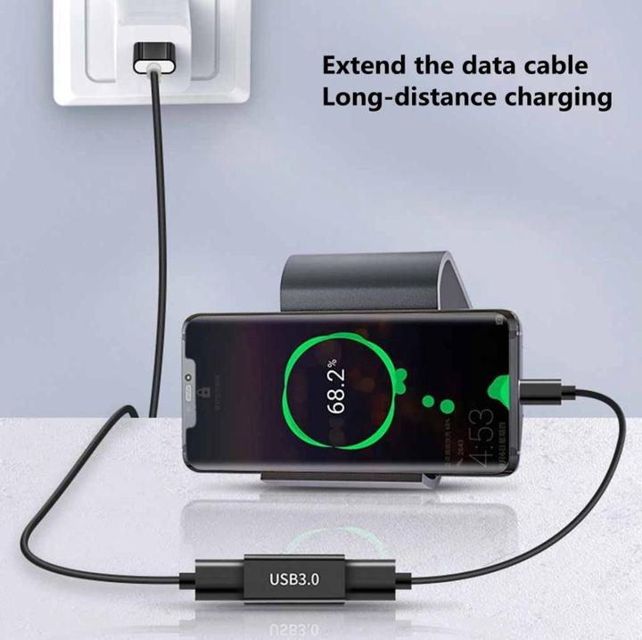 Actual product image PowerGuard USB-A to USB-A Coupling Gender Changer (female/female) 5 Gbit/s Data & Charge (USB-A)
