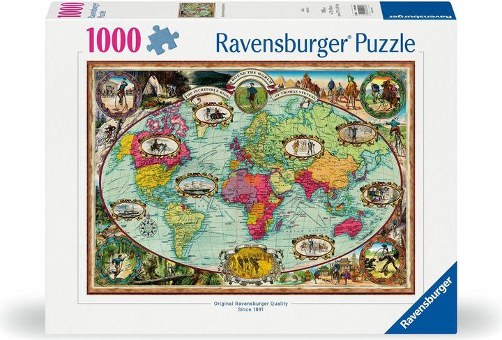 Ravensburger Mit Fahrrad um die Welt (1000 Teile)