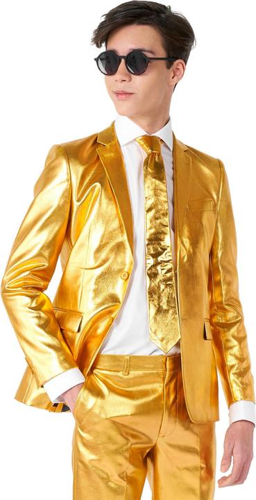 Produktbild OppoSuits Teen Groovy Gold Anzug für Jugendliche (146)
