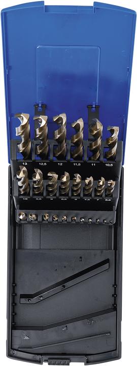 Image du produit BGS Boite de forets hélicoïdaux HSS-G M35 acier de cobalt 1 - 13 mm 25 pièces (1 mm - 13 mm)