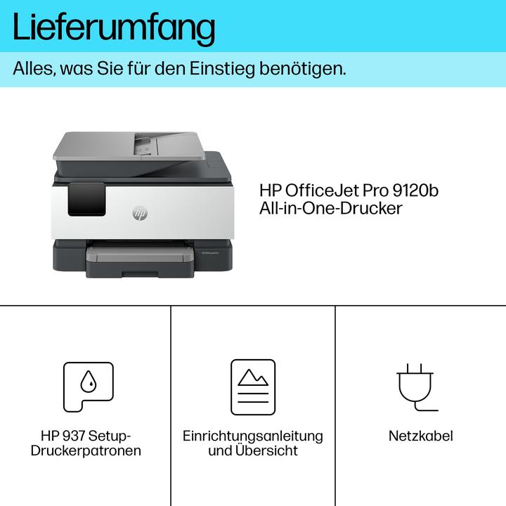 Produktbild HP OfficeJet Pro 9120b (Tintenpatrone, Farbe)