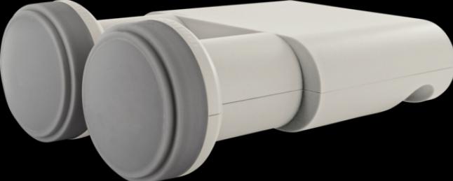 Image du produit Schwaiger LNB numérique monobloc double (Twin LNB, 40mm)