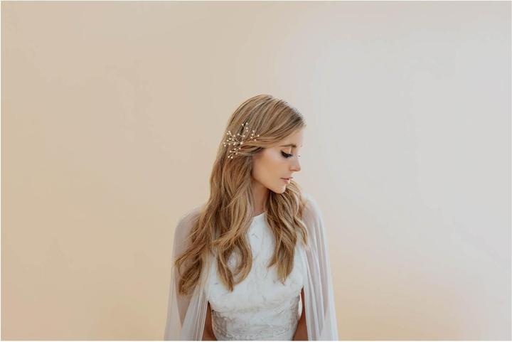 Image du produit Trisa Epingle à cheveux Celebride avec petites perles blanches et pierres taillées (3 pcs)