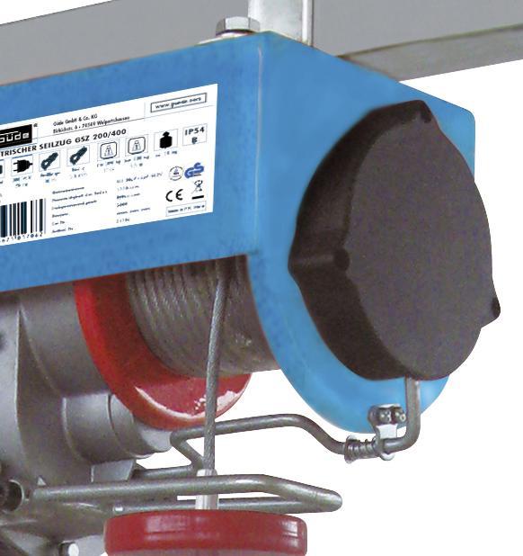 Actual product image Güde Electric wire rope hoist GSZ 200400