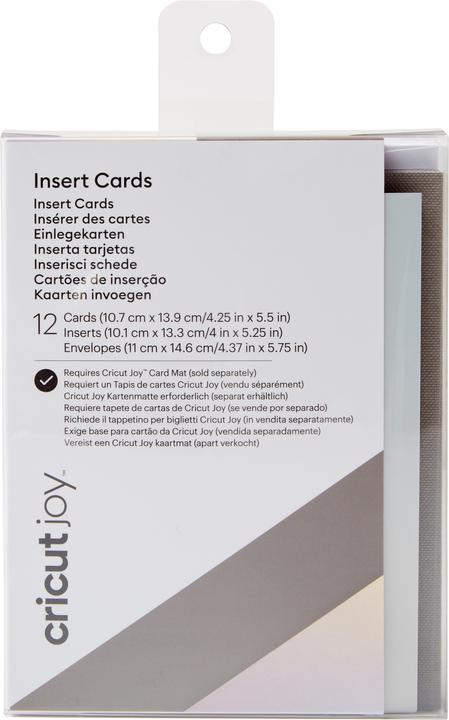 Actual product image Cricut Blank Card Joy Grey/Black (12 pcs.)