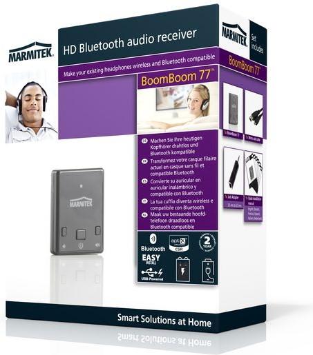 Actual product image Marmitek Boomboom 77 - HD Bluetooth Receiver (Receiver)