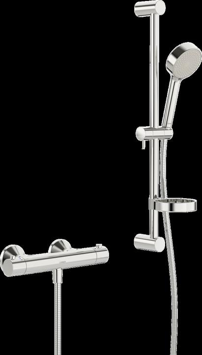 Produktbild Hansa Hansaunita Duscharmatur, Brausehaltestange 625 mm, 1-strahlig, chrom, 48130121