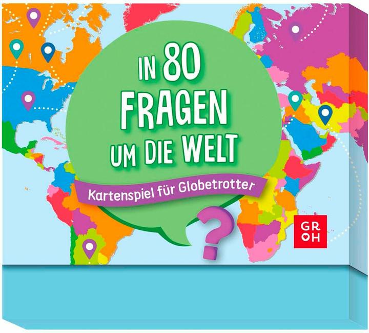 Produktbild In 80 Fragen um die Welt - Kartenspiel für Globetrotter (Deutsch)