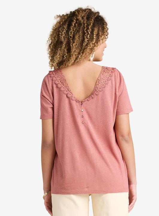 Produktbild Envie de Fraise Wendbares Umstandsshirt mit Makramee-Spitze (W32/L34)