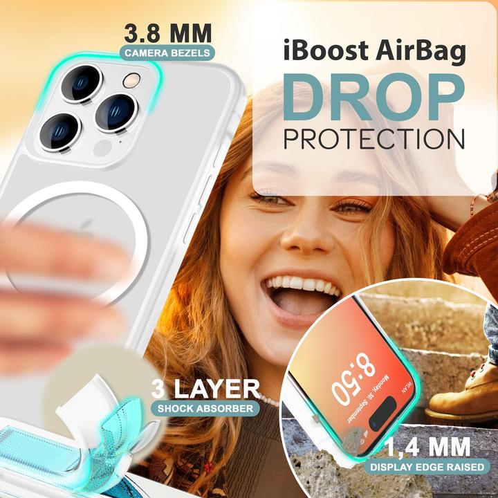 Image du produit Nalia Étui hybride mat avec fonction MagSafe (Apple iPhone 16 Pro)