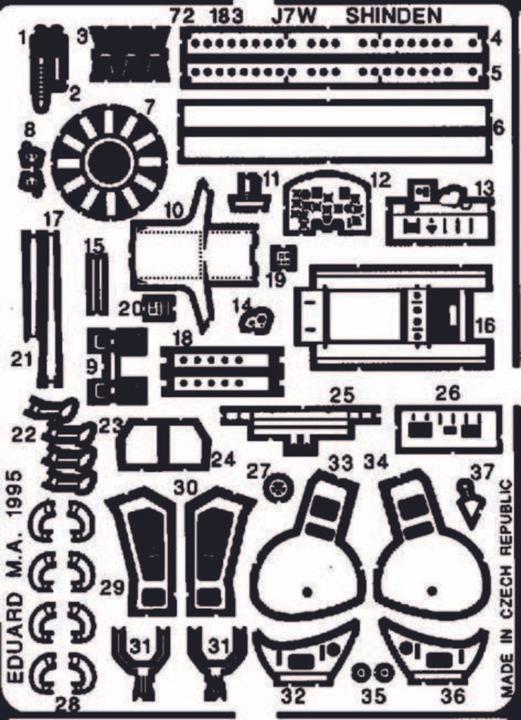 Image du produit Eduard Kyushu J7W1 Shinden