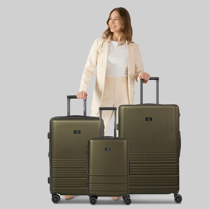 Produktbild Camel Active Hanoi 4 Rollen Kofferset 3-teilig mit Dehnfalte (202 l, XL (ab 115l))