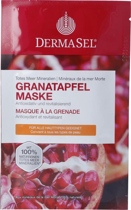 Produktbild DermaSel Maske Granatapfel deutsch/französisch (12 ml)