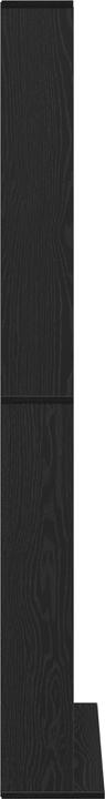 VidaXL CD-Regal Schwarz Eiche 101x23x177,5 cm Holzwerkstoff
