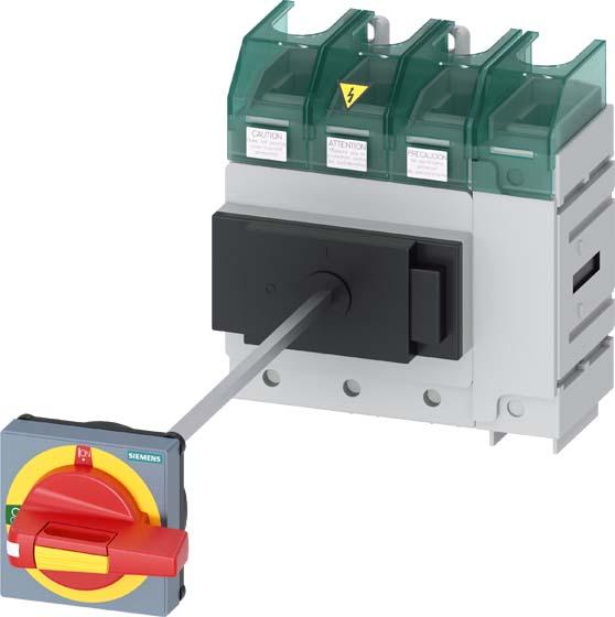Siemens 3LD58100TL13 SENTRON switch-disconnector 4-pole 150A 50kA