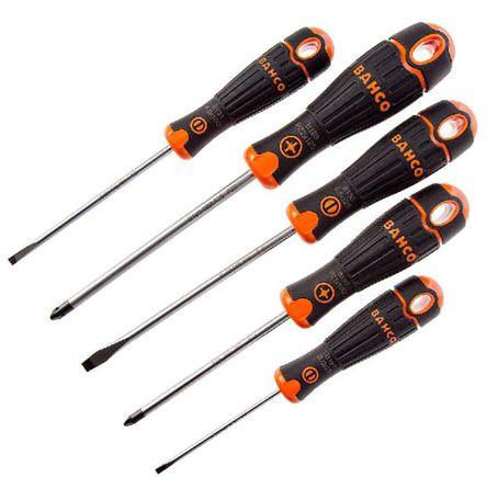 Produktbild Bahco 8pcs Screwdriver Set Slotted/Ph (Phillipps-Kreuzschlitz (PH))