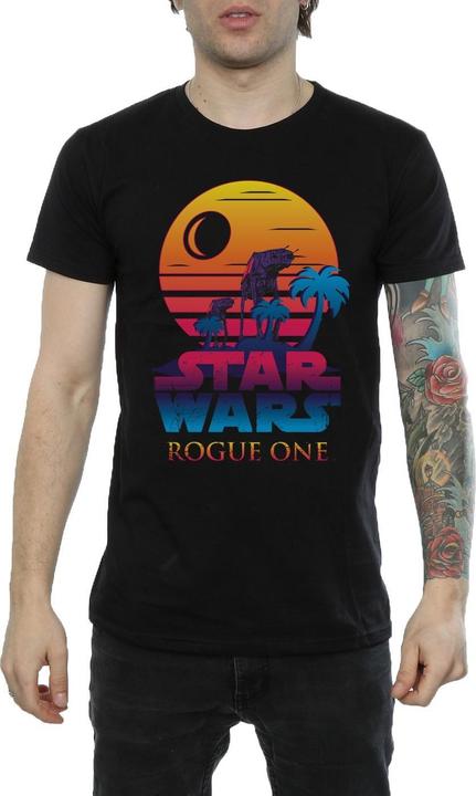 Produktbild Star Wars Rogue One Logo Sunset TShirt (XL)