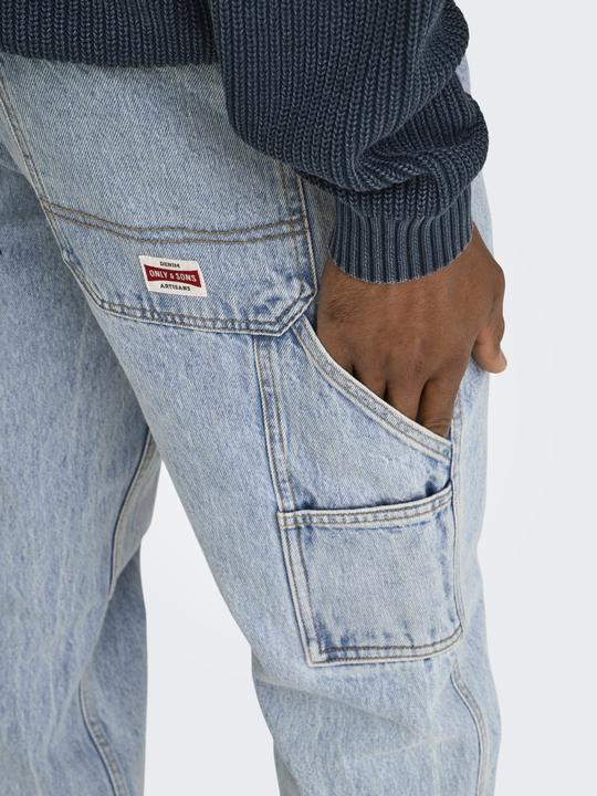 Actual product image Only & Sons Onsedge Straight Car Lb 1087tai Dnm Noos (W34/L32)