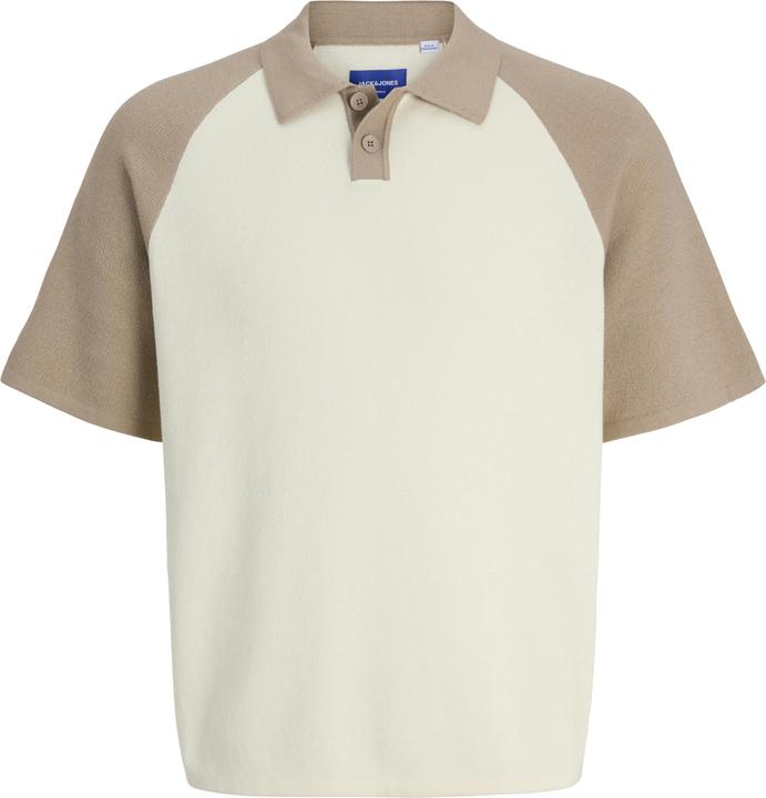 Produktbild Jack & Jones Jorsummer Raglan Knit Polo Styd Ss25 (XL)