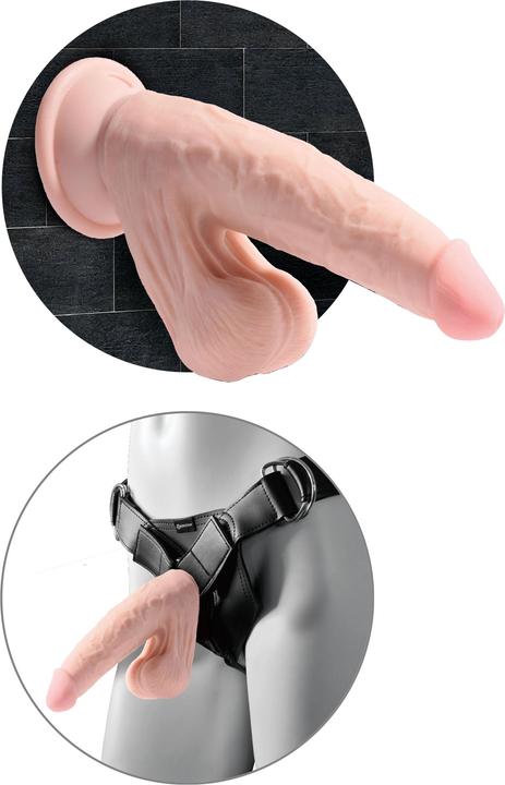 Image du produit Pipedream Godemiché naturel avec testicules oscillants