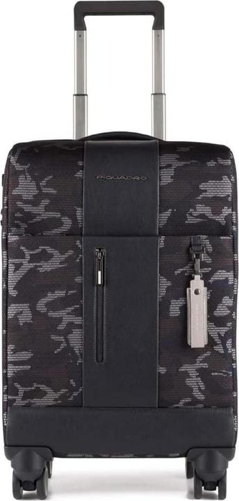 Actual product image Piquadro Four-Wheel, Cabin Textile Trolley, Camouflage