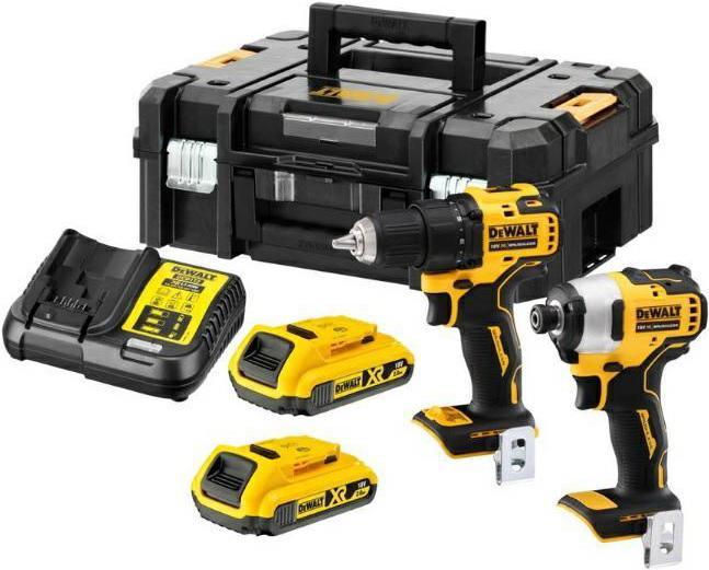 Actual product image DeWalt COMBO KIT 18V SCREWDRIVER DCD708 + DRIVE DCD809 2x2.0Ah TSTAK DCK2061D2T (Rechargeable battery operated)