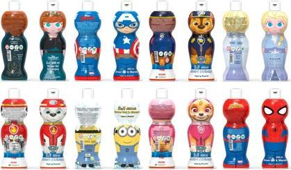 Produktbild Air-Val Gel & Shampoo 2 in 1 Spiderman 400 ml (400 ml, Flüssiges Shampoo)