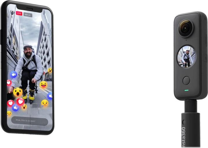 Actual product image Insta360 One X2 (30p, Bluetooth, Wi-Fi)