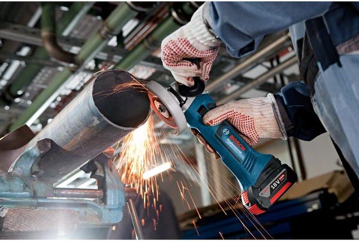 Actual product image Bosch Professional GWS 18-125 V-LI in L-Boxx / without battery (125 mm)