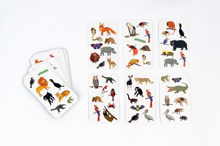 Actual product image 441586 - Who is hiding here in the jungle? - Card game, 1+ players, ages 5+ (DE edition) (German)