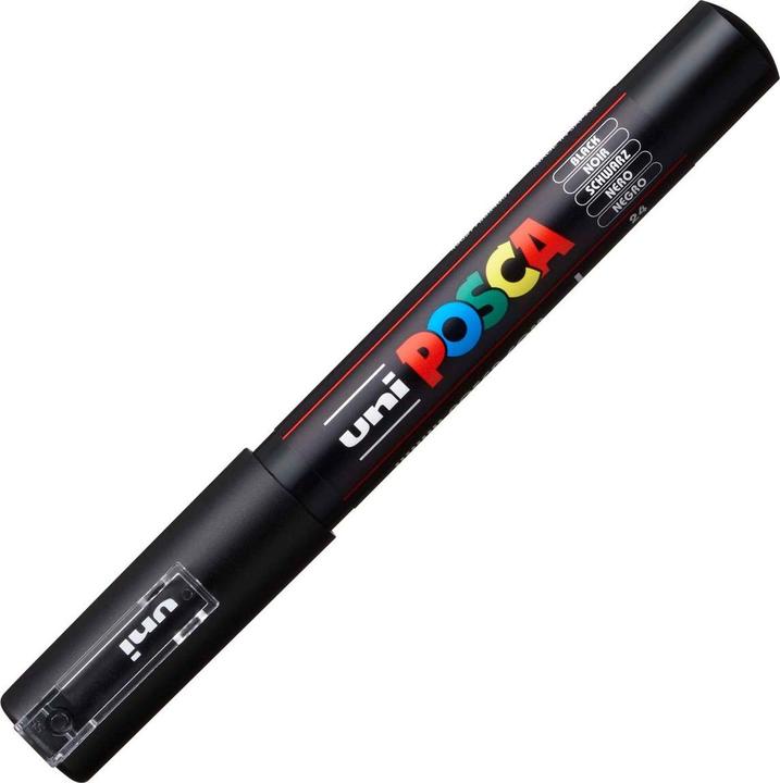 Produktbild Posca Marker PC-1M Rundspitze (Schwarz, 0.70 mm, 1 x)