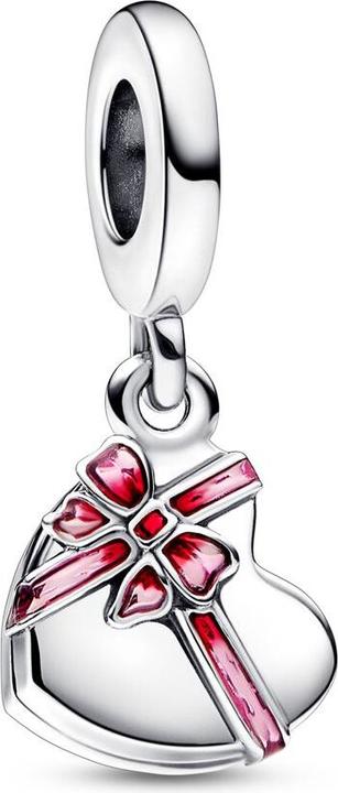 Pandora Aufklappbare Herzförmige Pralinenschachtel Charm (Silber 925)