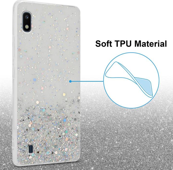 Immagine prodotto Cadorabo Copertura in TPU scintillante (HTC One M10, Samsung Galaxy A10)