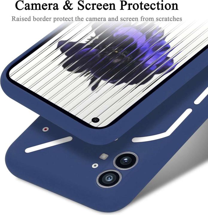 Actual product image Cadorabo Bumper TPU Liquid Silicone Case (Nothing Phone (1))