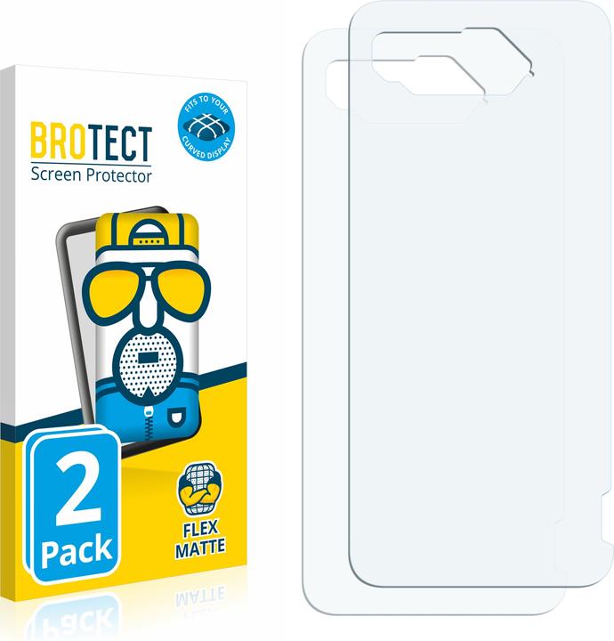 Actual product image BROTECT Full-Screen Protector Matte (2 Piece, Asus ROG Phone 5)