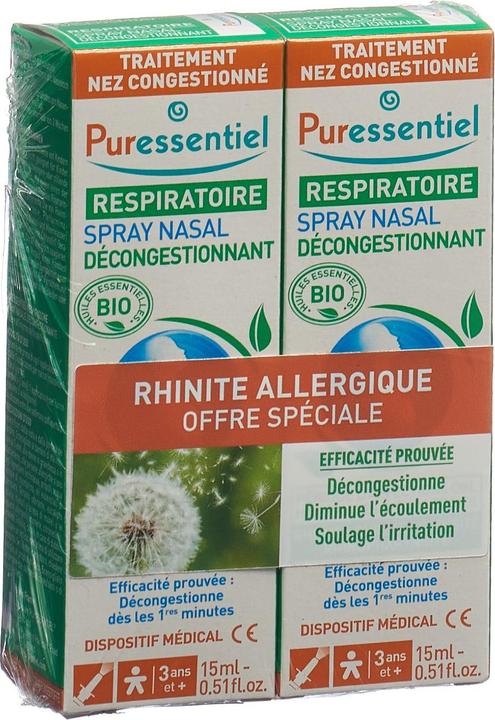 Produktbild Puressentiel Abschwellendes Nasenspray ätherisches Öl Bio Nasenspray