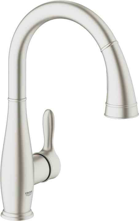 Produktbild Grohe Küchenarmatur mit Handbrause Parkfield supersteel matt 30215