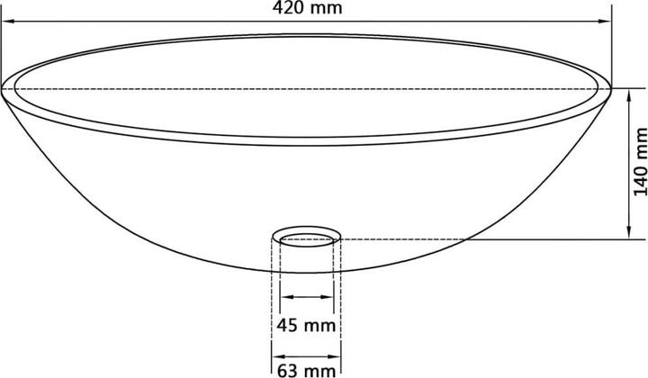 Produktbild VidaXL Agosto (420 mm, 420 mm)