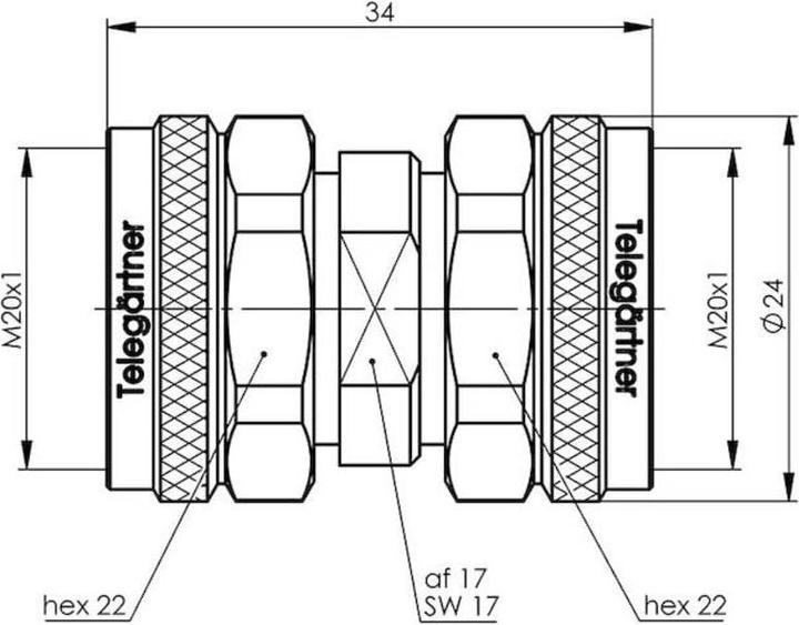 Image du produit Telegärtner Connecteur 4.3-10