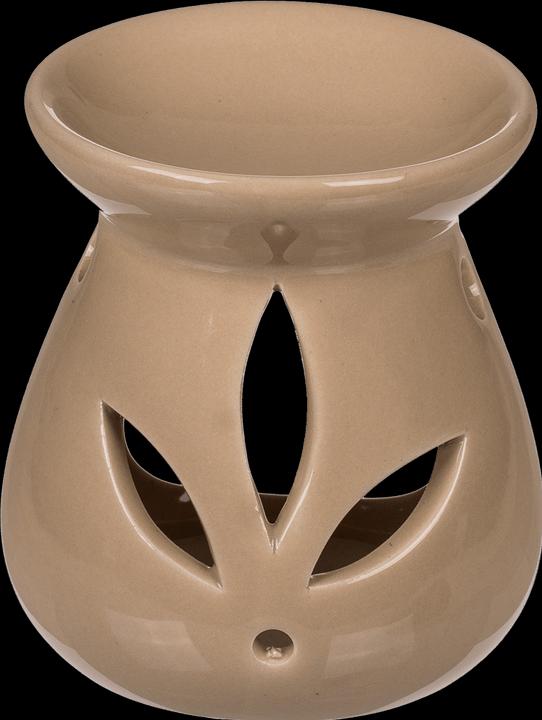 Actual product image Out of the blue Brown ceramic aroma lamp