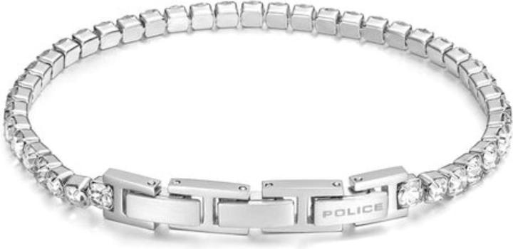 Police Flash Armband (21 cm, Edelstahl)