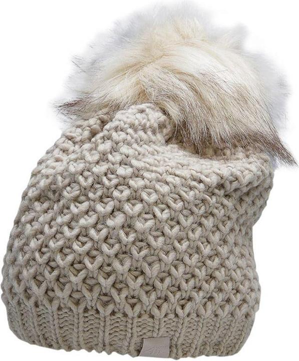 4F Beige Damenmütze H4Z22 CAD014 83S (M)