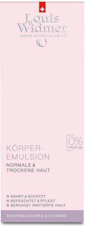 Image du produit Louis Widmer Émulsion corporelle non parfumée (Crème pour le corps, 200 ml)