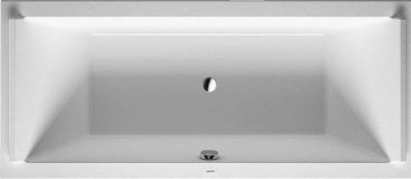 Productafbeelding Duravit Tweepersoonsbad rechthoekig bad Starck 3 80 x 180 cm wit glad 7003380000000 (174 l, 180 cm, 80 cm)