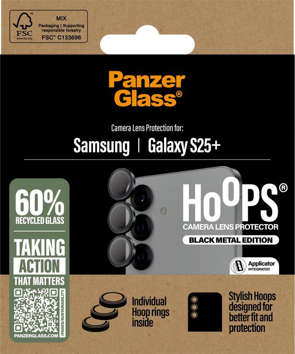 Produktbild PanzerGlass Kameraschutz (1 Stück, Samsung Galaxy S25+)