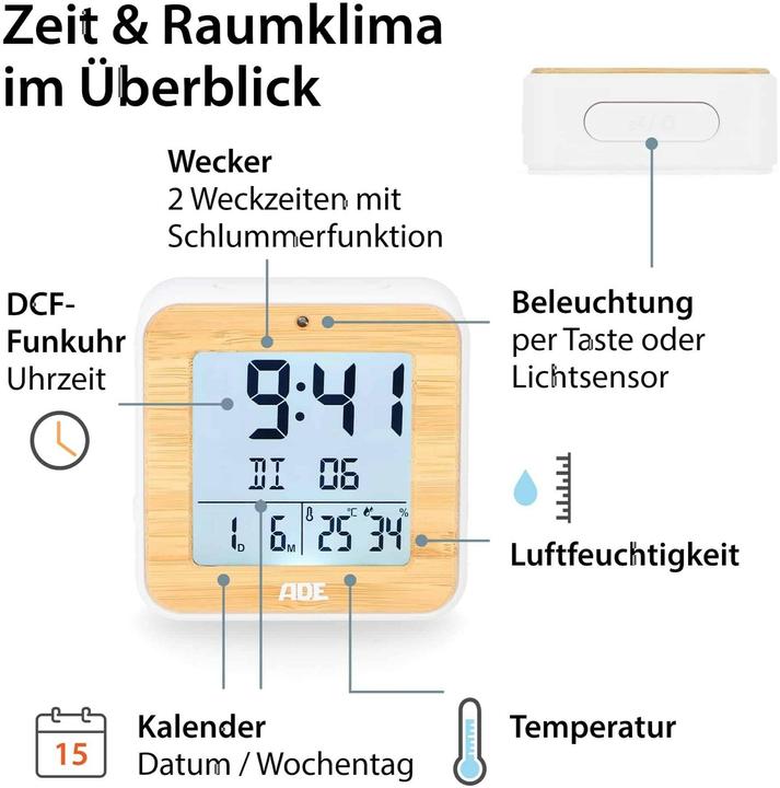 Image du produit ADE Réveil numérique