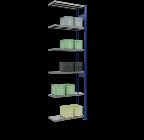 Image du produit Schulte Lagertechnik Système enfichable Élément suivant MULTIplus250 avec traverse de longueur