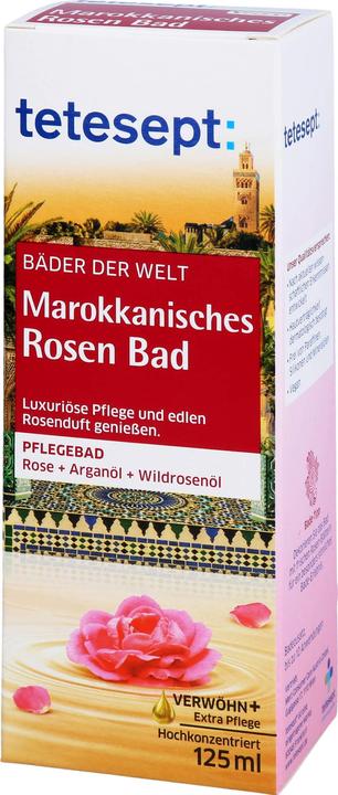 Produktbild Tetesept Medizinalbad Bäder der Welt Marokkanisches Rosen 125 ml (125 ml, Badeperlen)