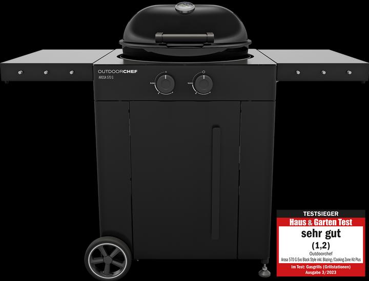 Actual product image Outdoorchef Arosa 570 G Evo Black (9.50 kW)